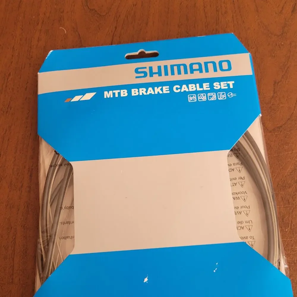 Shimano MTB Brake Cable Set Kit Stainless Steel Black Y80098021 New, sealed